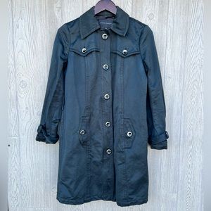 Banana Republic Black Dress Coat Size Medium